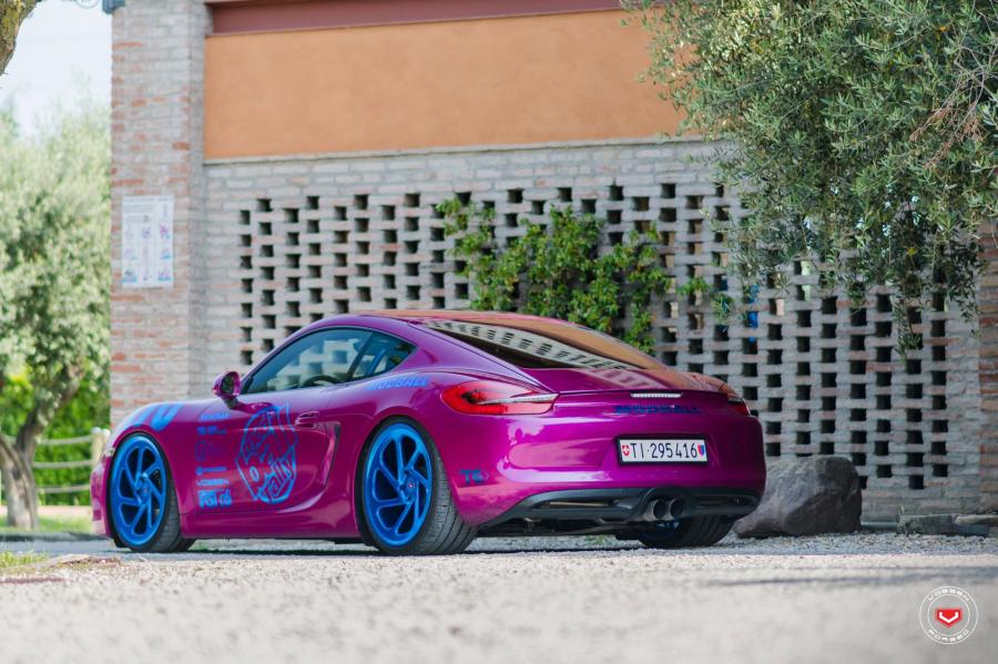 Porsche Cayman on Vossen Wheels (LC-108T) '2017